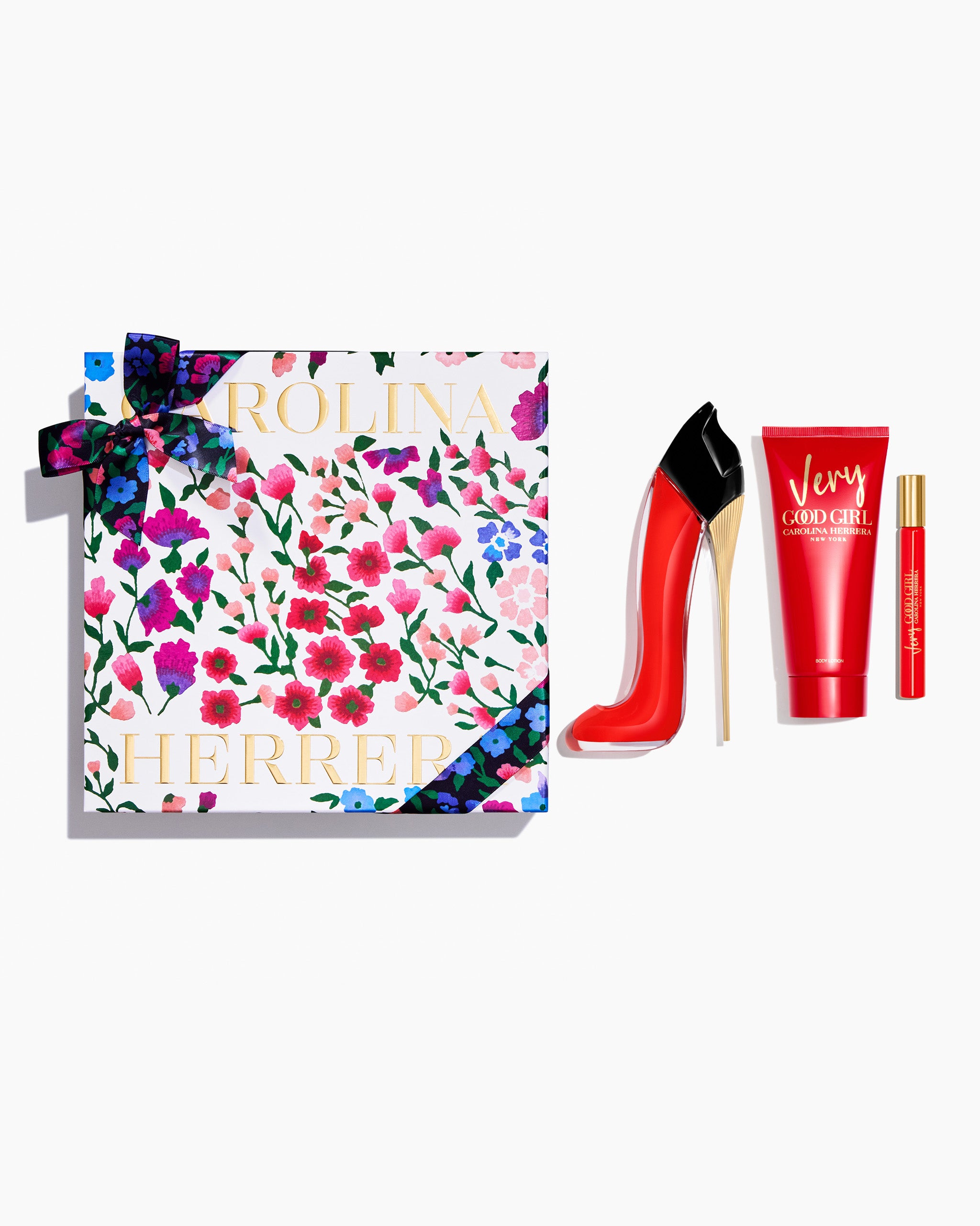 Carolina Herrera Very Good Girl 80ml EDP gift set with body lotion and mini
