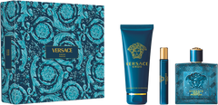 Versace Eros 100ml Parfum + 10ml Mini + 150ml Shower Gel for Men Gift Set