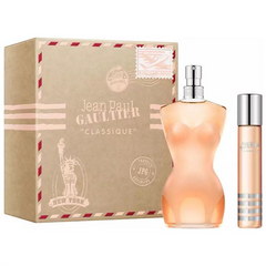 Jean Paul Gaultier Classique 100ml EDT + Miniatura EDT de 20ml para Mujer Set de Regalo