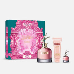Jean Paul Gaultier Scandal 80 ml EDP + Loción corporal 75 ml + Mini 6 ml para mujer Set de regalo