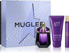 Mugler Alien EDP Refillable Gift Set 30ml + 10ml Mini + 50ml Body Lotion