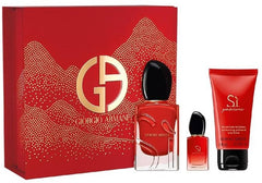 Giorgio Armani Si Passione 50ml EDP + 7ml EDP + 50ml Body Lotion for Women Gift Set