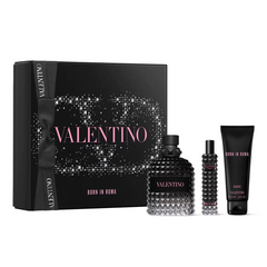 Valentino Born In Roma Uomo Gift 100ml EDT + 15ml Mini + 75ml Shower Gel