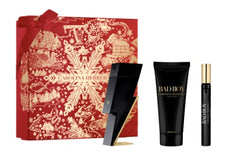 Carolina Herrera Bad Boy 50ml EDT + 100ml Shower Gel + 10ml EDT for Men Gift Set