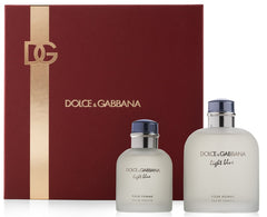 Dolce & Gabbana Light Blue 200ml EDT + 75ml EDT for Men Gift Set