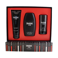 Guy Laroche Drakkar Noir 100ml EDT Gift Set + 150ml Deo Spray + 50ml Hair & Body Wash