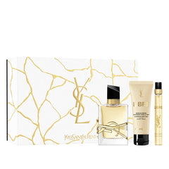 YSL Libre 50ml EDP Spray Gift Set + 50ml Body Lotion + 10ml Mini