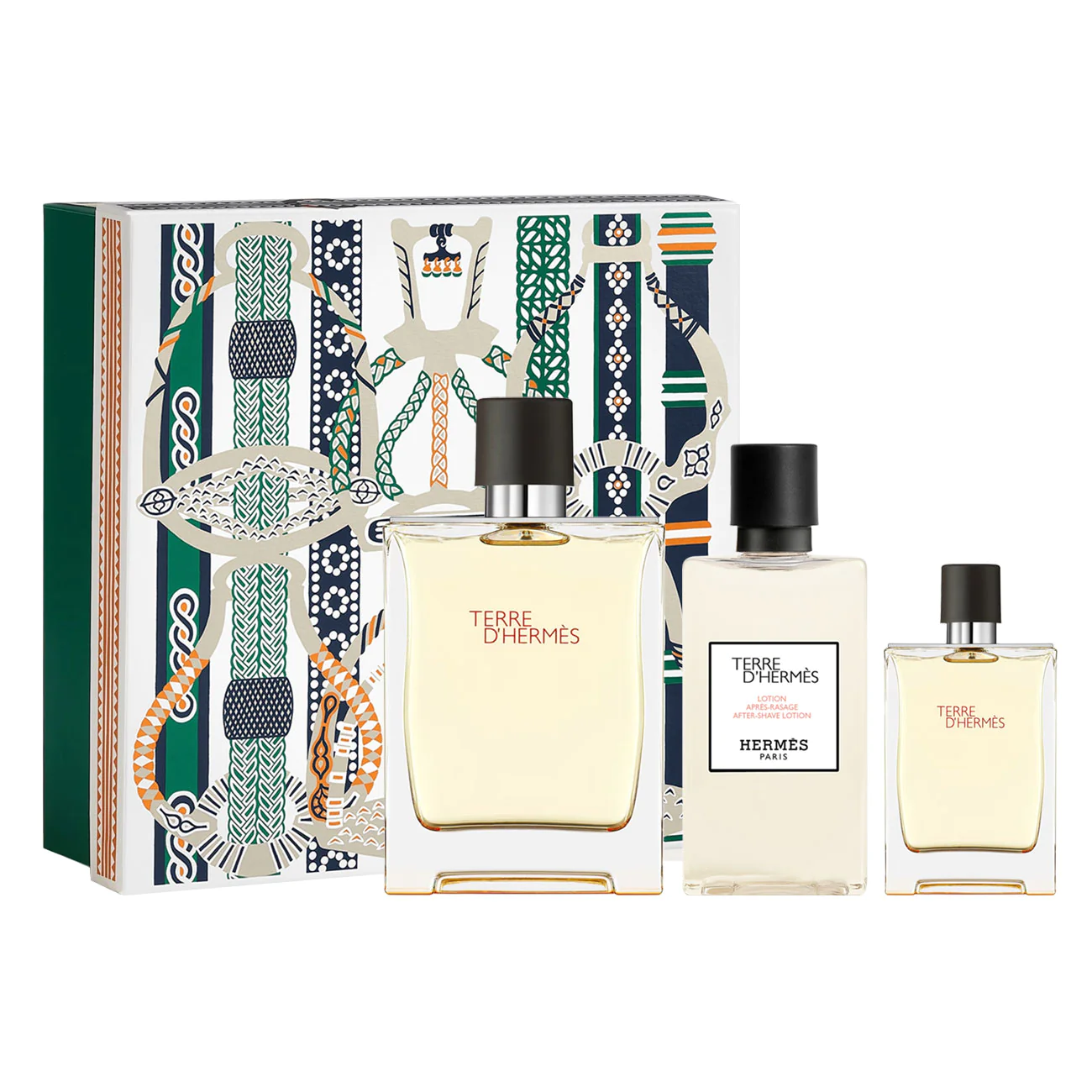 Terre d'Hermes Gift Set EDT 100ml + Mini 12.5ml + 40ml Aftershave