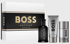 Hugo Boss Bottled Parfum 100ml Parfum + 100ml Shower Gel + 75ml Deo for Men Gift Set