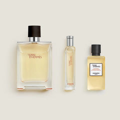 Hermes Terre d'Hermes 100ml EDT + 40ml Shower Gel + 15ml EDT Mini for Men GIFT SET