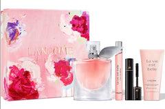 Lancome La Vie Est Belle 50ml EDP + 10ml EDP + 2ml Mascara + 50ml Body Lotion for Women Gift Set