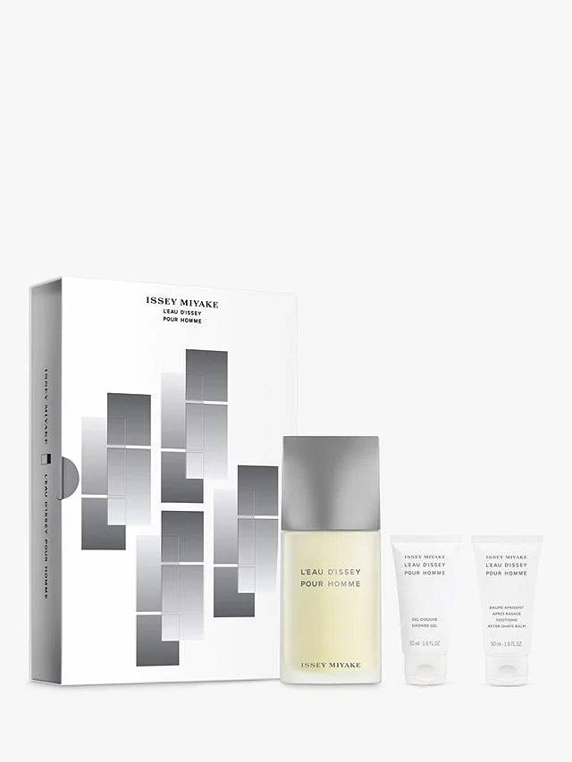 Issey Miyake L Eau D Issey Gift Set for Men 125ml EDT 50ml Shower Ge Perfume Oasis