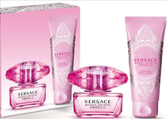 Versace Bright Crystal Absolu 90ml Edp + 100ml Body Lotion Set for Women