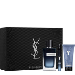 YSL Yves Saint Laurent Y 100ml EDP + 50ml Shower Gel + 10ml Mini for Men Gift Set