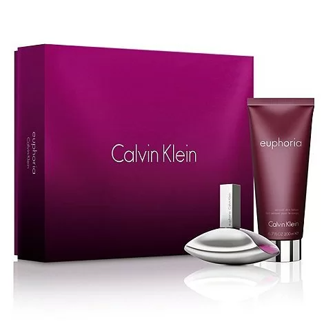 Calvin Klein Euphoria Gift Set 50ml EDP 100ml Body Lotion Perfume Oasis
