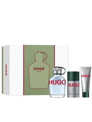 Hugo Boss Green Man 125ml EDT + 75ml Deo Stick + 50ml Shower Gel for Men Gift Set