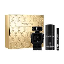 Coffret Cadeau Homme Paco Rabanne Phantom Parfum 100ml + Déodorant 150ml + Parfum 10ml