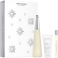 Issey Miyake L'eau D'issey 100ml EDT + 50ml Body Lotion + 10ml Mini for Women Gift Set