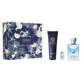 Versace Pour Homme 100ml EDT + 150ml Hair&Body Shampoo + 5ml Mini for Men Gift Set