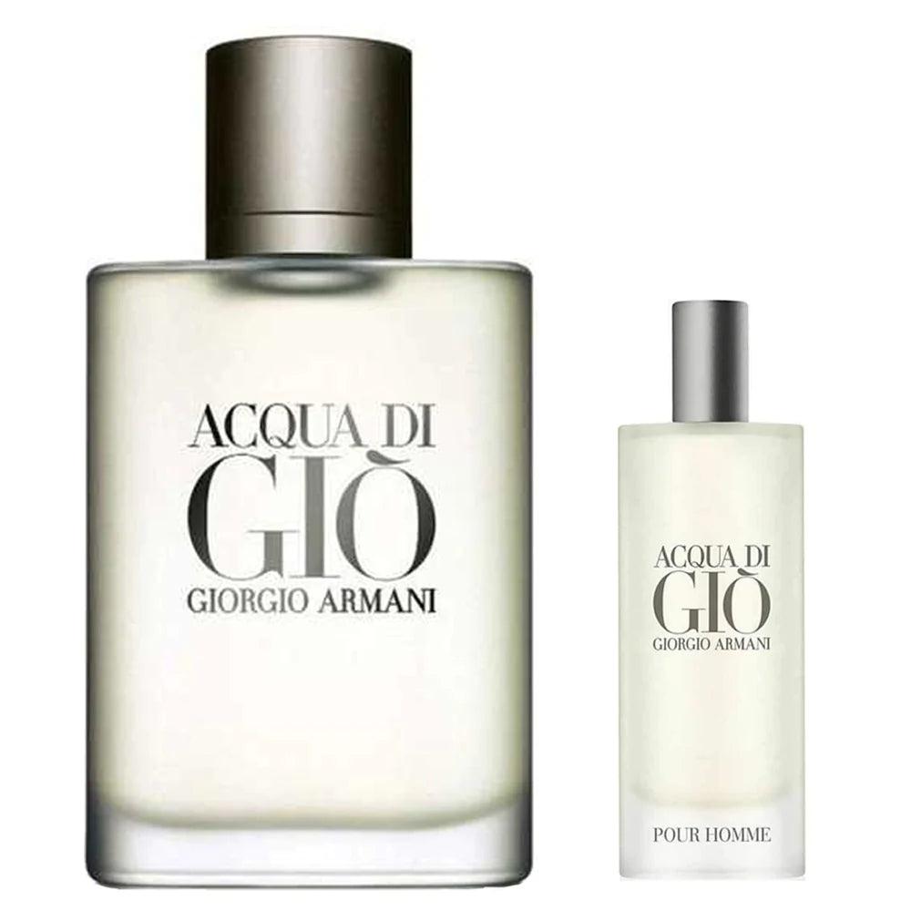 Giorgio Armani Acqua di Gio Men 100ml + 15ml EDT Gift Set - Perfume Oasis