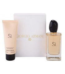 Giorgio Armani Si Gift Set for Women 100ml EDP + 75ml Body Lotion - Perfume Oasis