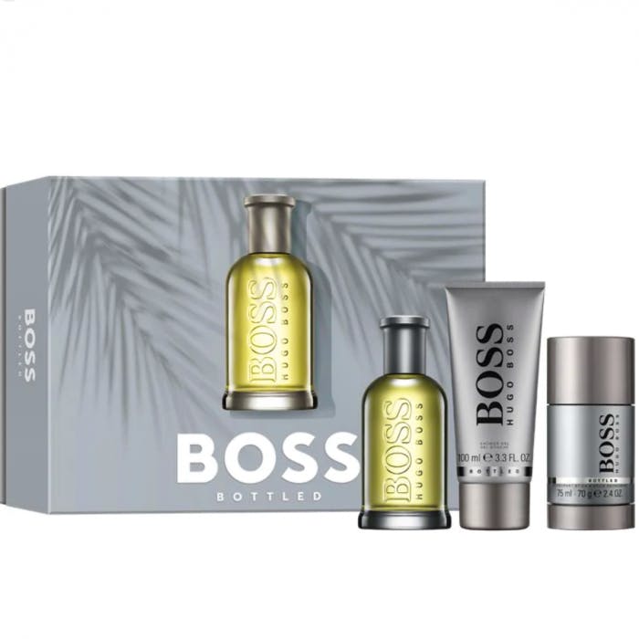 Hugo Boss Bottled 100ml EDT + 100ml Shower Gel + 70g Deo Stick GIFT SET For Men