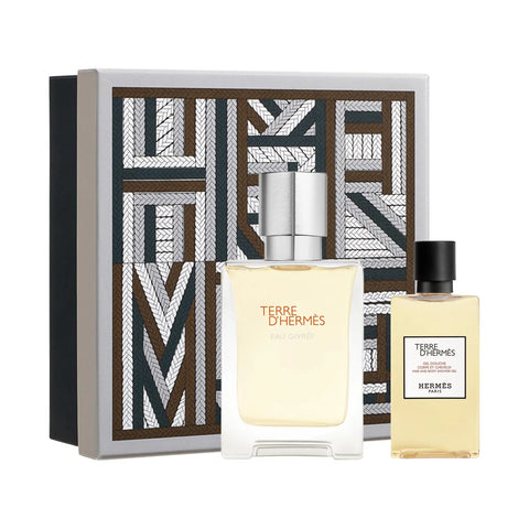 Hermes Terre d'Hermes Eau Givree 50ml EDP + 40ml Shower Gel for Men GIFT SET