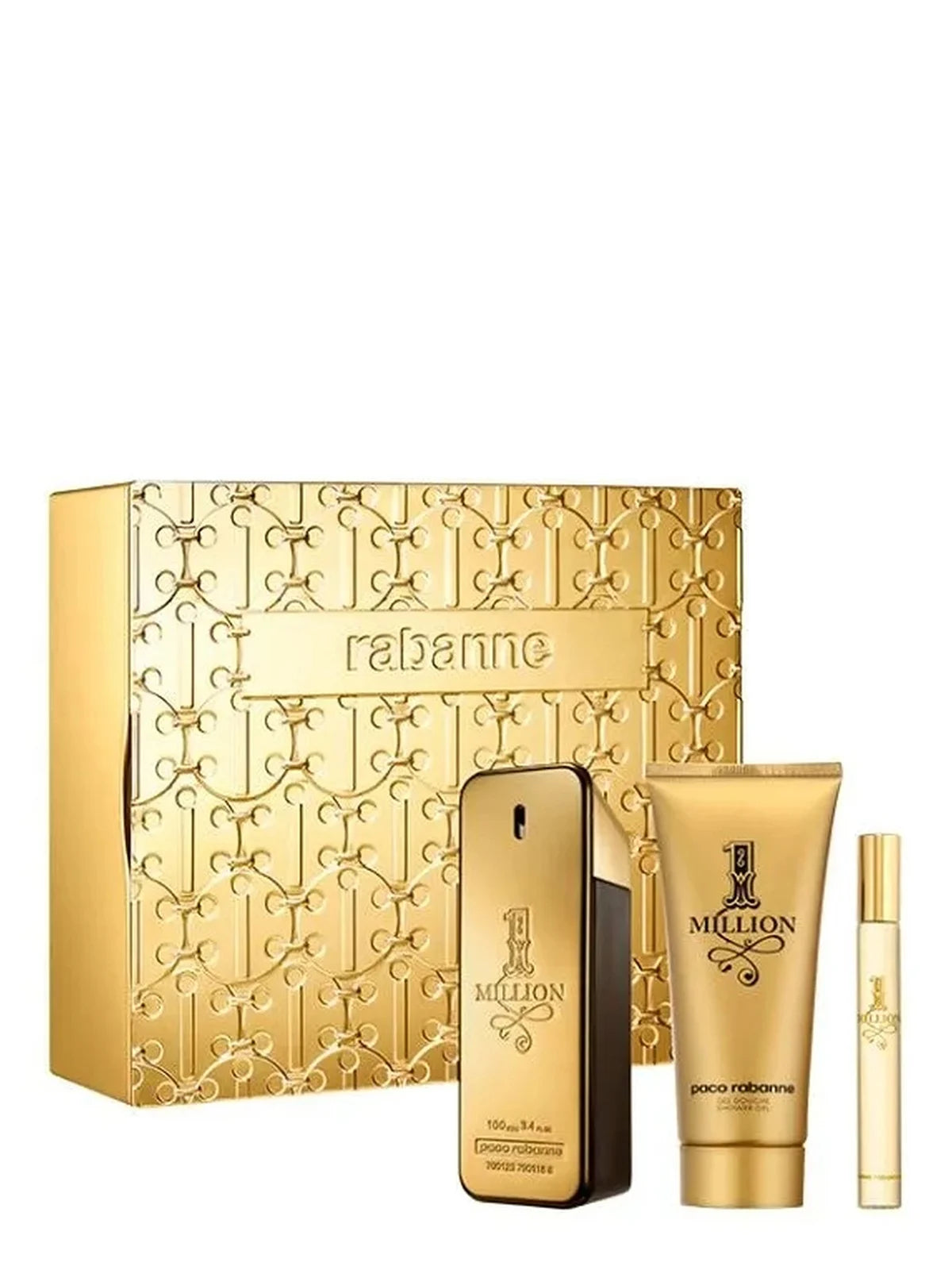 Paco Rabanne One Million Gift Set for Men 100ml EDT + 100ml Shower Gel + 10ml EDT