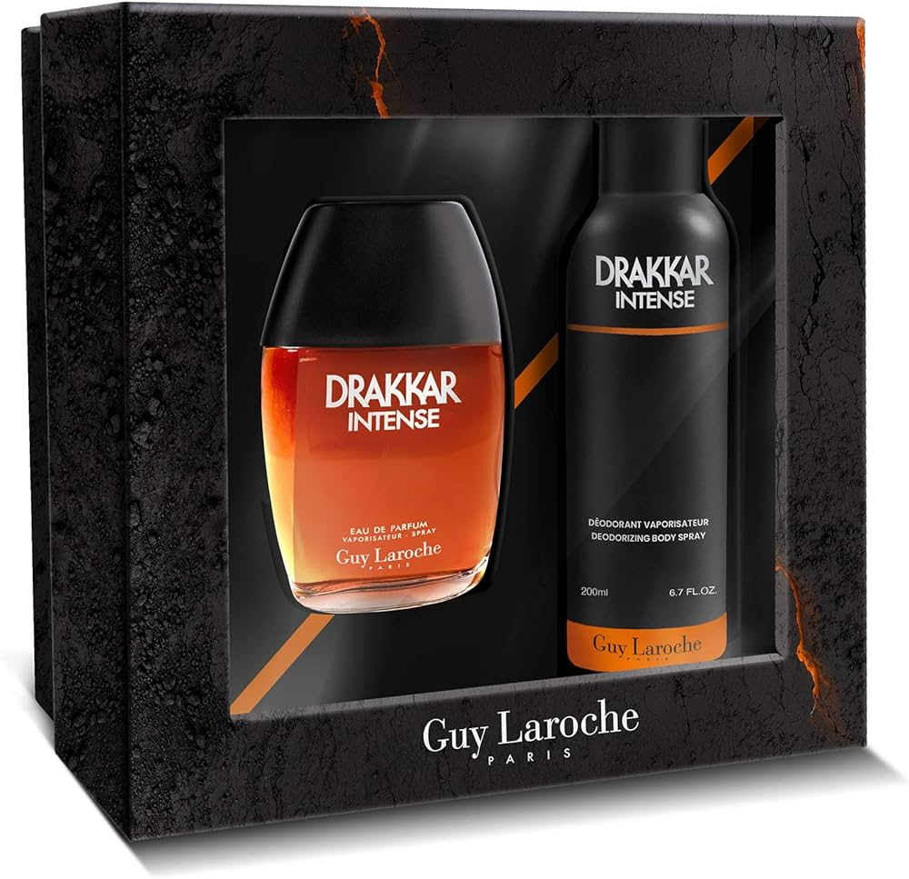 Guy Laroche Drakkar Intense 100ml EDP Gift Set + 200ml Deo Spray Coffret