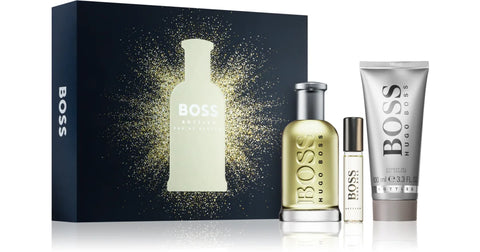 Hugo Boss Bottled for Men Gift Set 100ml EDT + 100ml Shower Gel + 10ml Mini
