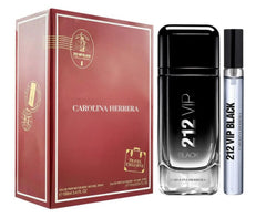 Carolina Herrera 212 VIP Black 100ml EDP + 10ml EDP Set for Men
