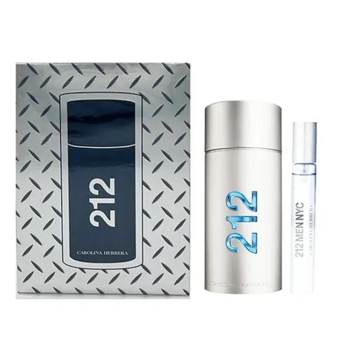 Carolina Herrera 212 Men 100ml EDT + 10ml EDT Mini for Men Gift Set