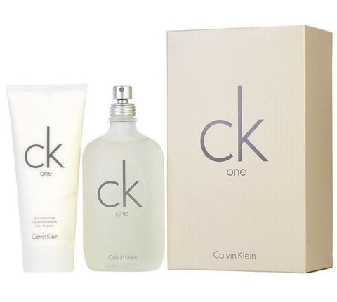 Calvin Klein CK One 200ml EDT + 200ml Body Lotion Unisex Gift Set