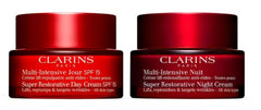 Clarins Super Restorative Day & Night Cream SPF15 Set for Women