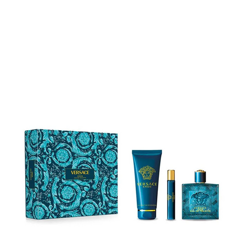 Versace Eros 100ml EDT for Men Gift Set + 150ml Shower Gel + Mini