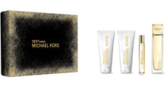 Michael Kors Sexy Amber Set de regalo 10 ml EDP + 100 ml Gel de ducha + 100 ml Loción corporal + Mini
