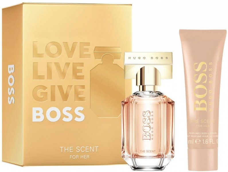 Hugo Boss The Scent For Her Gift Set 50ml EDP + 75ml Body Lotion