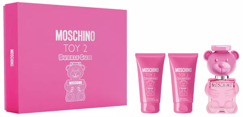Moschino Toy 2 Bubble Gum 50ml EDT Gift Set + 50ml Shower Gel + 50ml Body Lotion