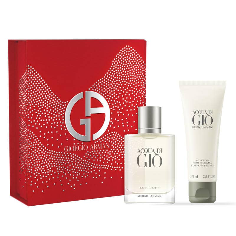 Giorgio Armani Acqua Di Gio 50ml EDT + 75ml Shower Gel for Men Gift Set