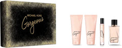 Michael Kors Gorgeous! Gift Set 100ml EDP + 100ml Shower Gel + 100ml Body Lotion + Mini