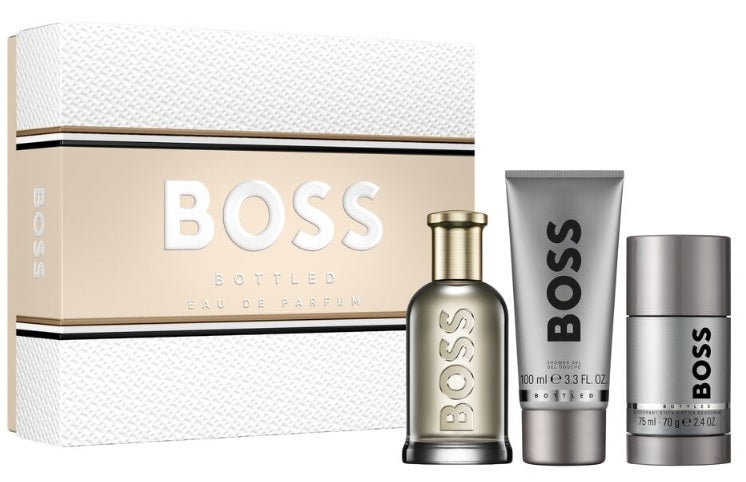 Hugo Boss Bottled 100ml EDP + 100ml Shower Gel + 75ml Deo for Men Gift Set