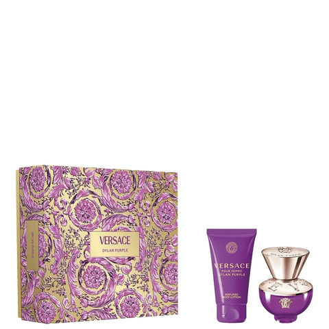 Versace Dylan Purple Pour Femme 30ml EDP Gift Set + 50ml Body Lotion