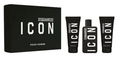 Dsquared2 Icon Pour  Homme 100ml EDP + 100ml Shower Gel + 100ml Aftershave Balm Set for Men