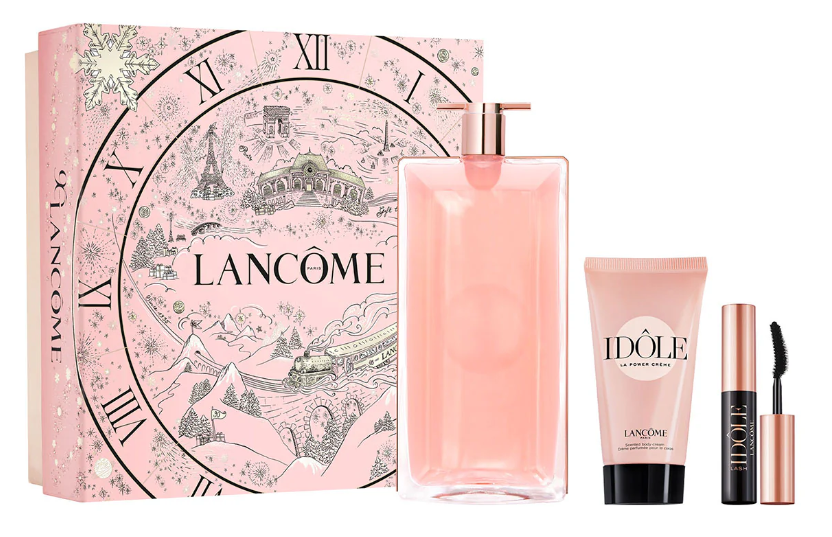 Lancome Idole 100ml EDP + 50ml Body Lotion + Mascara for Women Gift Set
