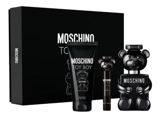 Moshcino Toy Boy 100ml EDP + 100ml Body Gel + 10ml EDP for Men Gift Set
