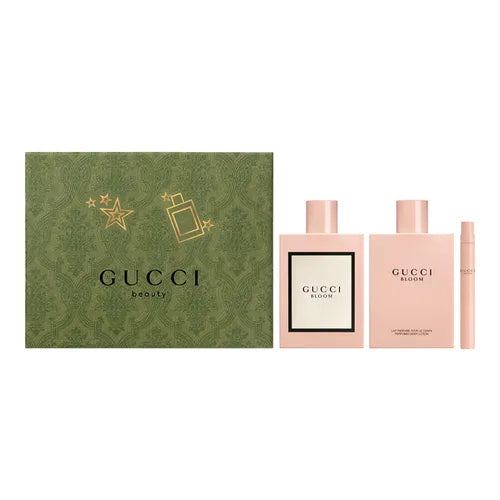 Gucci Bloom Gift Set 100ml Eau de Parfum + 10ml min EDP + 100ml Body Lotion