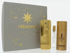 Paco Rabanne One Million Gold Intense 100ml Parfum + 150ml Deodorant + 10ml Edt Set for Men