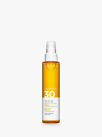 Clarins Sun Care Oil Mist for Body and Hair SPF30 150ml - Perfume Oasis
