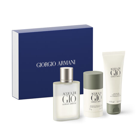 Armani Acqua Di Gio 100ml EDT Gift Set + 75ml Aftershave + 75g Deodorant