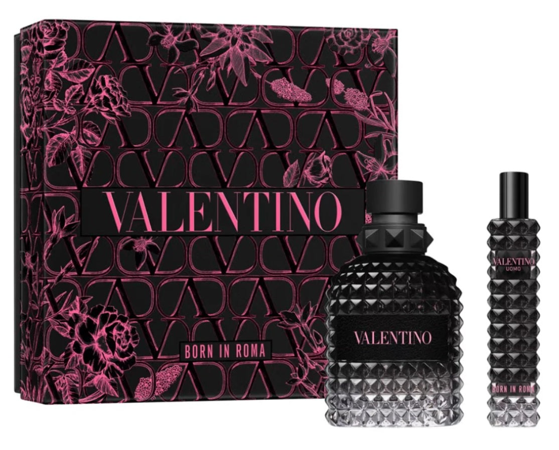 Valentino Uomo Born In Rome 100ml EDT + 10ml EDT Set for Men
